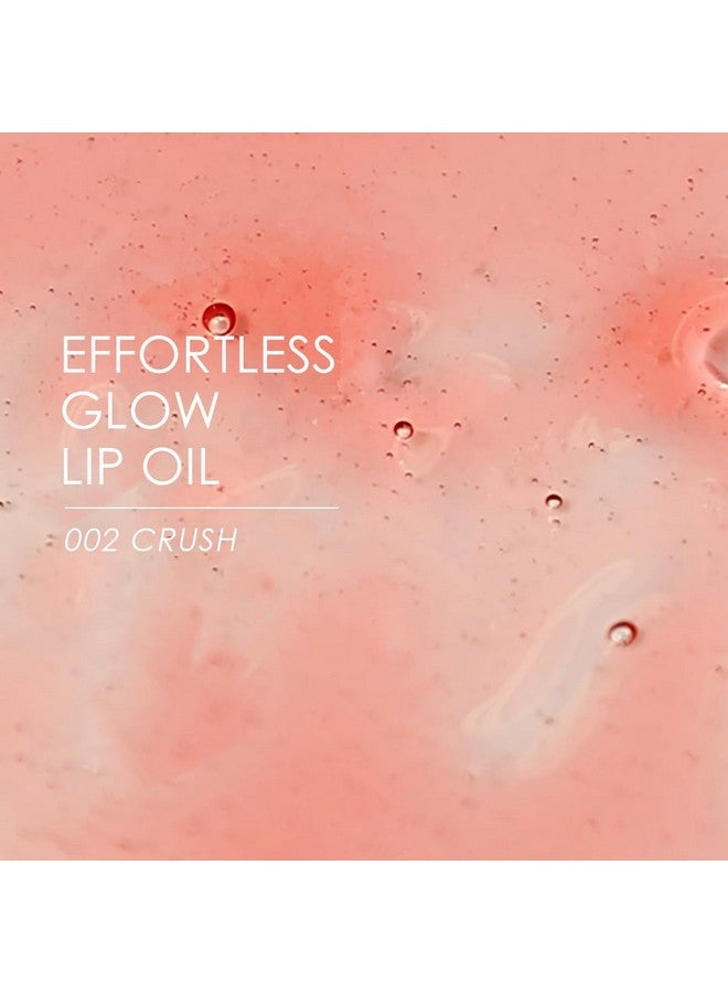 glowiest Effortless Glow Lip Oil 002 Crush: Hydrating, Nourishing, Plumping ; Nonsticky Lip Gloss, Tinted Lip Camellia Oil 0.17Oz (5Ml) - Image 3