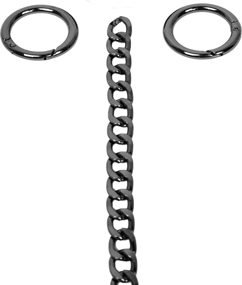 Nildenhobim Spring Ring Bag Chain Set - Chain 110 cm - Spring Ring Diameter 2.5 cm