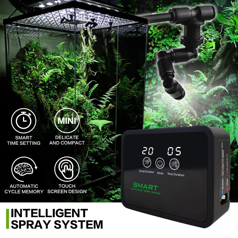 MYGIIKAKA Reptile Fogger Automatic Reptile Mister Fogger for Terrarium, Timed Terrariums Humidifiers for Chameleon/Lizard/Snake/Turtle/Frog - Image 2