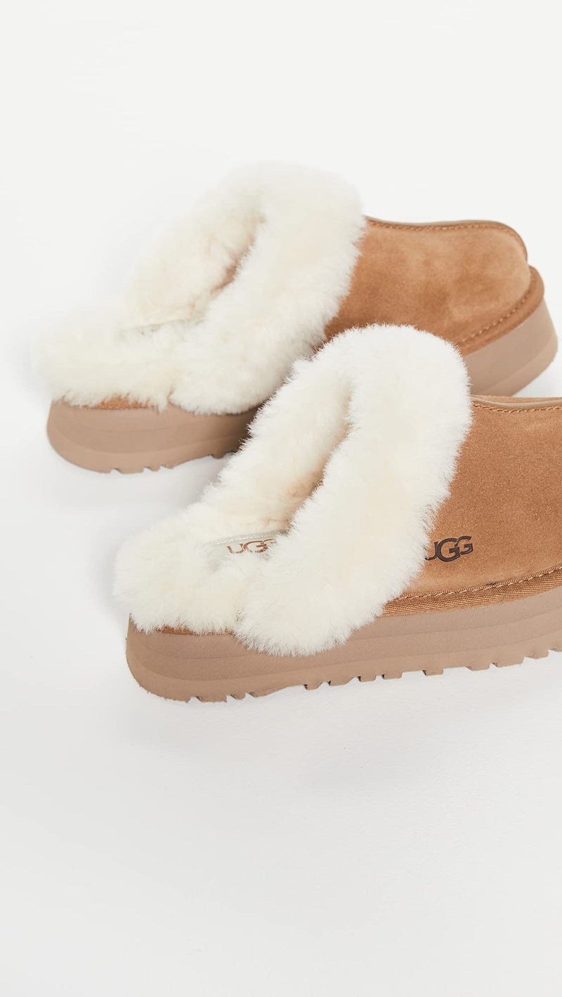 UGG Women's Disquette Slipper, Chestnut, 9 - Image 4