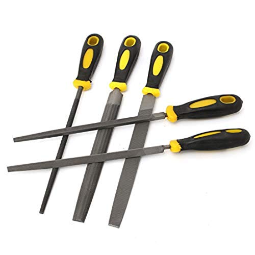 DIY Crafts Pack Of 1 Pc, Metal File Set, Hand Gloves + 5-200mm Engineer Metal File Set Soft Grip Assorted (Pack Of 1 Pc, Metal File Set) - Image 4