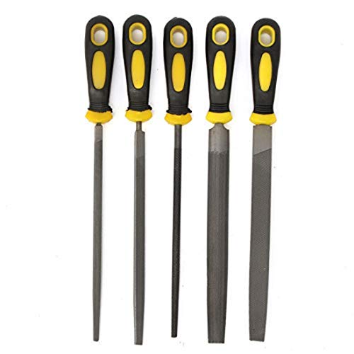 DIY Crafts Pack Of 1 Pc, Metal File Set, Hand Gloves + 5-200mm Engineer Metal File Set Soft Grip Assorted (Pack Of 1 Pc, Metal File Set) - Image 3