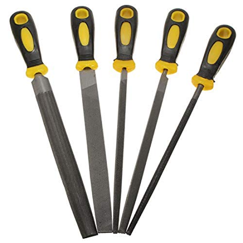 DIY Crafts Pack Of 1 Pc, Metal File Set, Hand Gloves + 5-200mm Engineer Metal File Set Soft Grip Assorted (Pack Of 1 Pc, Metal File Set) - Image 2