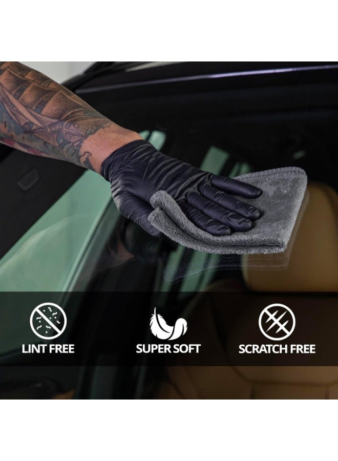 CERAKOTE Microfiber Towels (12 Pack) - Cleaning and Application Towels Durable Microfiber Material - 300 GSM Lint-Free Towel - Ideal for Cars, Home, Shop and Office Cleaning - Image 2