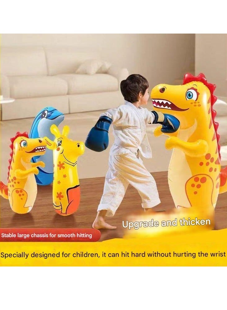 Children's boxing game, reflex ball, inflatable tumbler, 1 meter high - Image 2