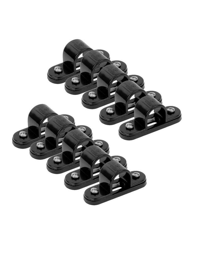 PVC Electrical Conduit Pipe & Fittings for Indoor and Outdoor Electrical Wiring and Cabling (Pack of 10) (32mm, Saddle)  - Image 1