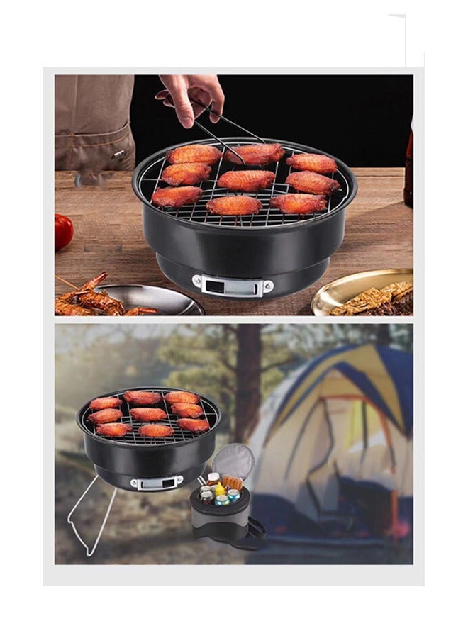 Yameem Easy-to-carry Stainless Steel Foldable Non-Rigid Round Grill - Image 2