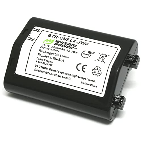 Wasabi Power Battery for Nikon EN-EL4, EN-EL4a and Nikon D2, D2H, D2Hs, D2X, D2Xs, D3, D3S, D3X, F6 - Image 3