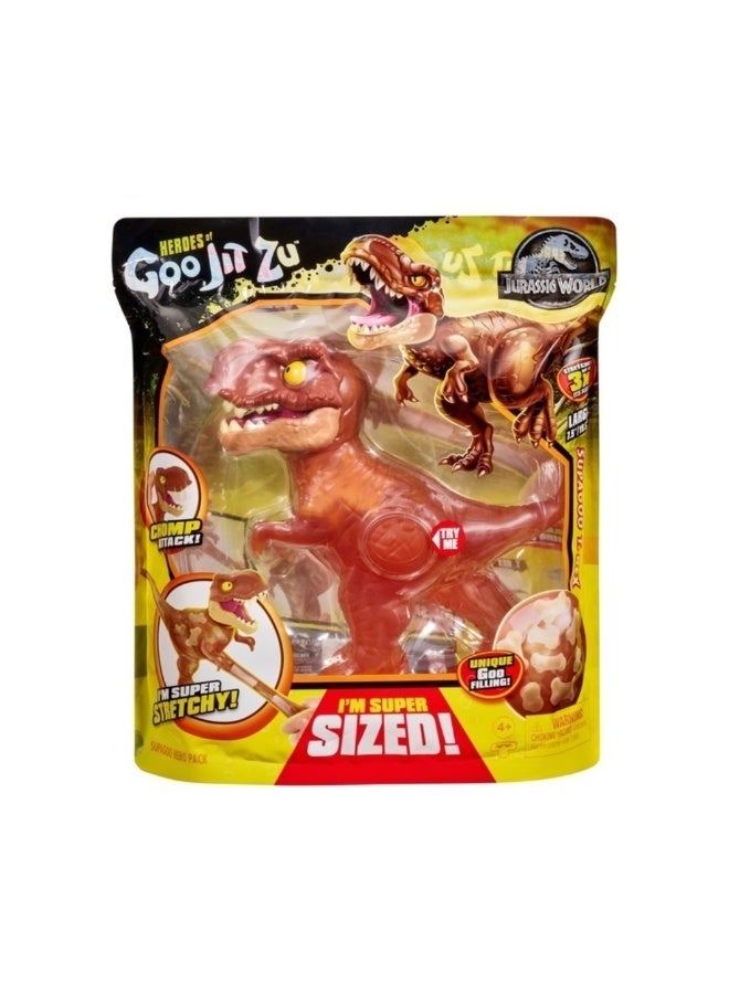 Goo Jit Zu Jurassic World S3 SGOO Hero pack- Supagoo T-Rex