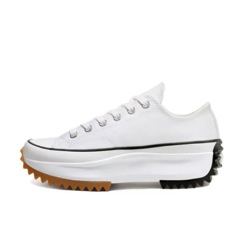 Converse Run Star Hike High-Top Canvas Sneakers Black & White Platform Sole Unisex - Image 1