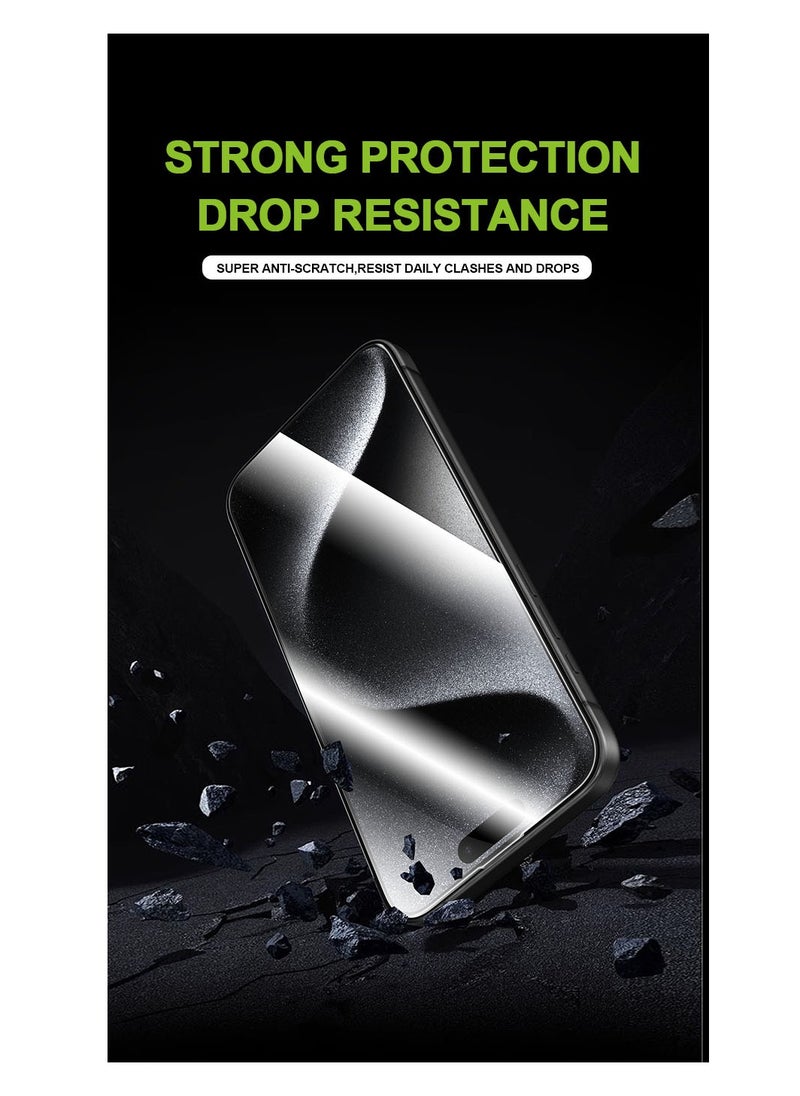 Screen Protector iPhone 16 Pro Clear, Easy Installation High Quality, 9H Hardness, A++ Grade Protect your phone screen with top-tier quality using a clear, custom-fit tempered glass protector. It features ultra-precise, effortless installation with a smart alignment frame, ensuring a perfect, bubble-free fit in one touch. Crafted from premium Asahi Japanese tempered glass, rated 9H for maximum scratch resistance, and certified A++ for durability and clarity. Supports full touch sensitivity, fingerprint resistance, and ultra-clear transparency — with a stylish black edge.