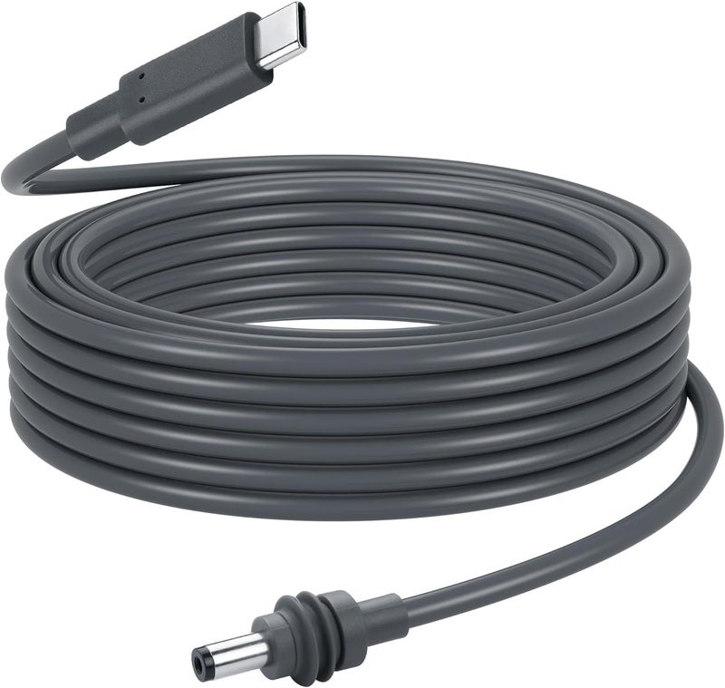 CERRXIAN USB C to DC Power Cable for Starlink Mini 5M164FT PD100W Input USB Type C to DC Barrel Jack Cable for Starlink Mini Replacement Waterproof Cable - Image 1