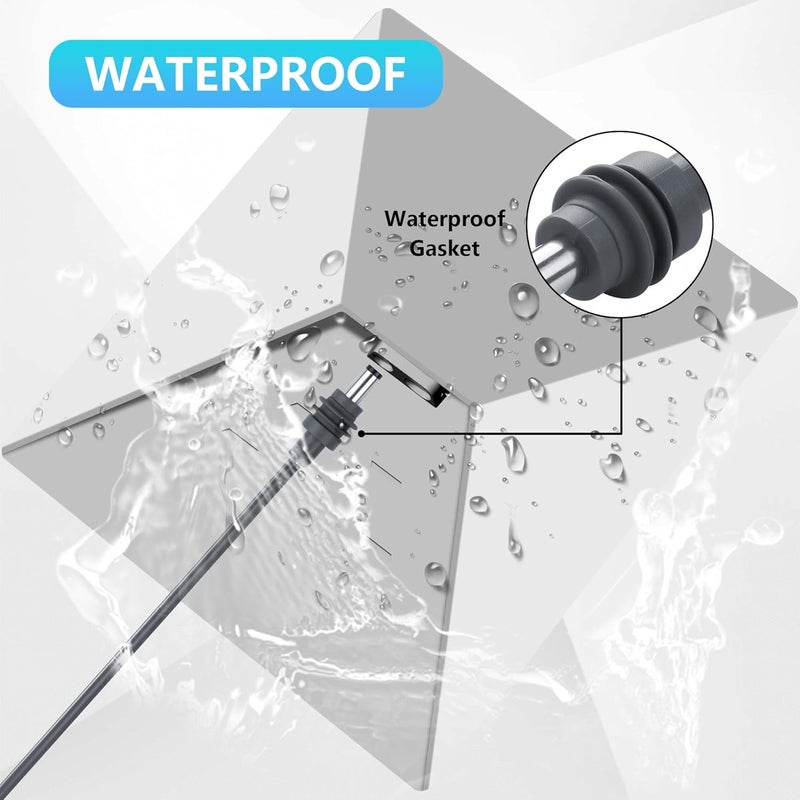 CERRXIAN USB C to DC Power Cable for Starlink Mini 5M164FT PD100W Input USB Type C to DC Barrel Jack Cable for Starlink Mini Replacement Waterproof Cable - Image 3