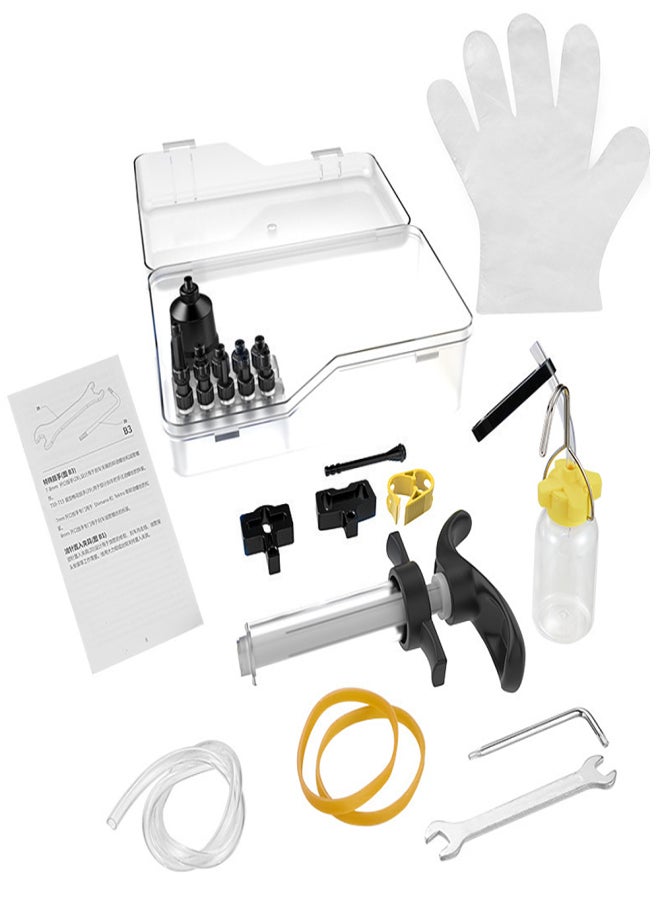 YSANAM Brake Bleed Kit Bicycle Hydraulic Disc Brake Oil Bleeding Tool - Image 3