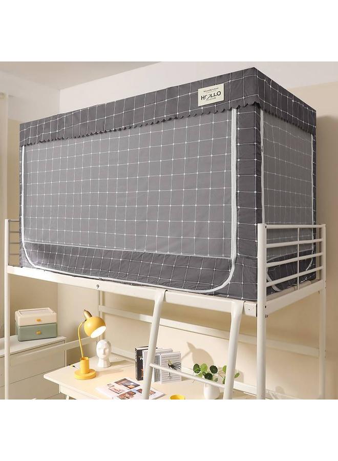 Bluejw 2024 New Student Net Strong Shading Mosquito Net Curtain Full Coating Dormitory Upper And Lower Bunk Thickened Four Seasons Universal  - Image 5