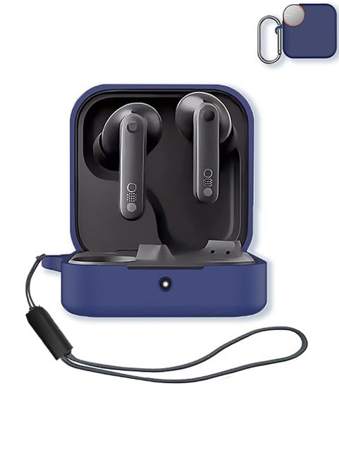 Silicone Protective  Case Cover for CMF  Nothing Buds Pro2 with Keychain  (Blue)