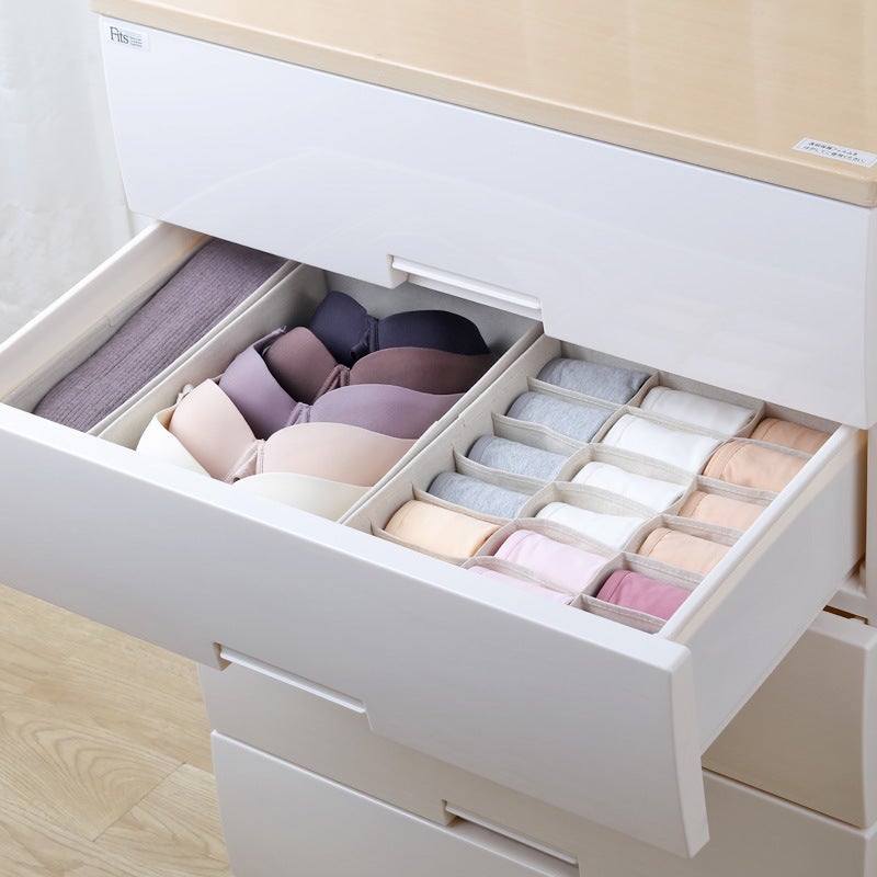 Fabric Storage Box Socks Towel Hat Finishing Bag Wardrobe Drawer Storage Box Underwear Socks - Image 4