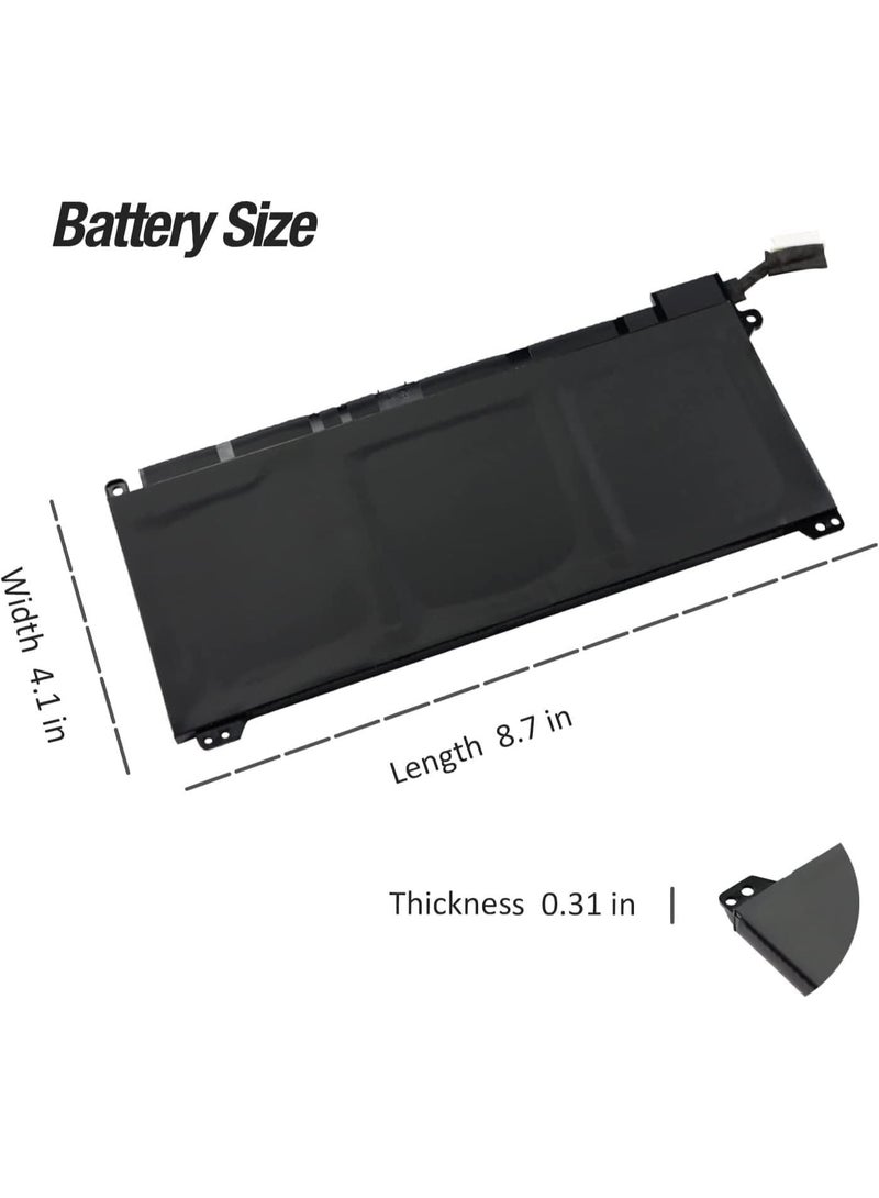 PG06XL Battery Compatible for HP Omen 15-dh 15-dh0000 15t-dh000 15t-dh100 15-dh0001ns 15-dh0002ns 15-dh0002nl 15-dh0007ng dh0008ns HSTNN-DB9F L48431-2C1 L48497-005 L48497-006, Replace - Image 2