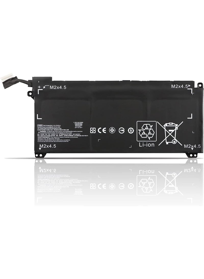 PG06XL Battery Compatible for HP Omen 15-dh 15-dh0000 15t-dh000 15t-dh100 15-dh0001ns 15-dh0002ns 15-dh0002nl 15-dh0007ng dh0008ns HSTNN-DB9F L48431-2C1 L48497-005 L48497-006, Replace - Image 1