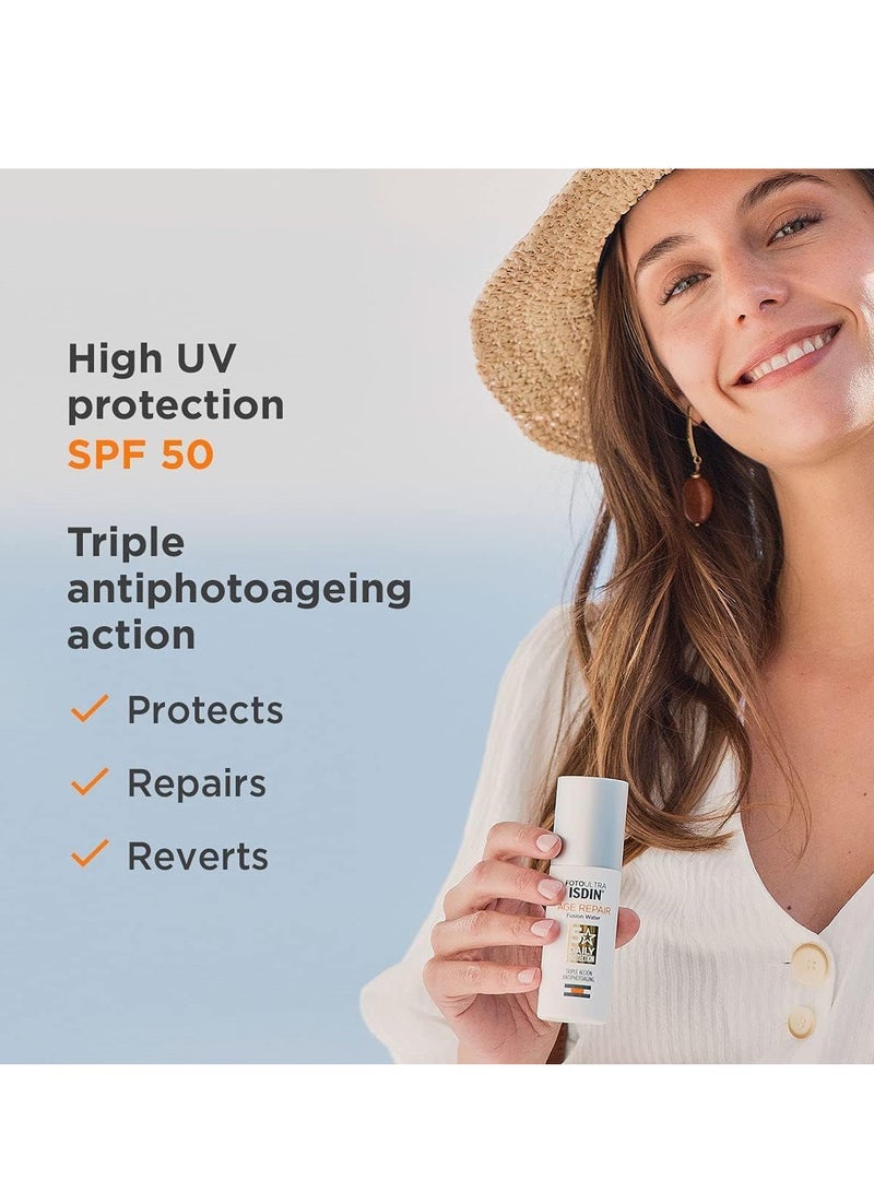 إيسدن كريم حماية الوجه اليومي من أشعة الشمس SPF 50 50ml تأثير ثلاثي مضاد للشيخوخة - Image 4