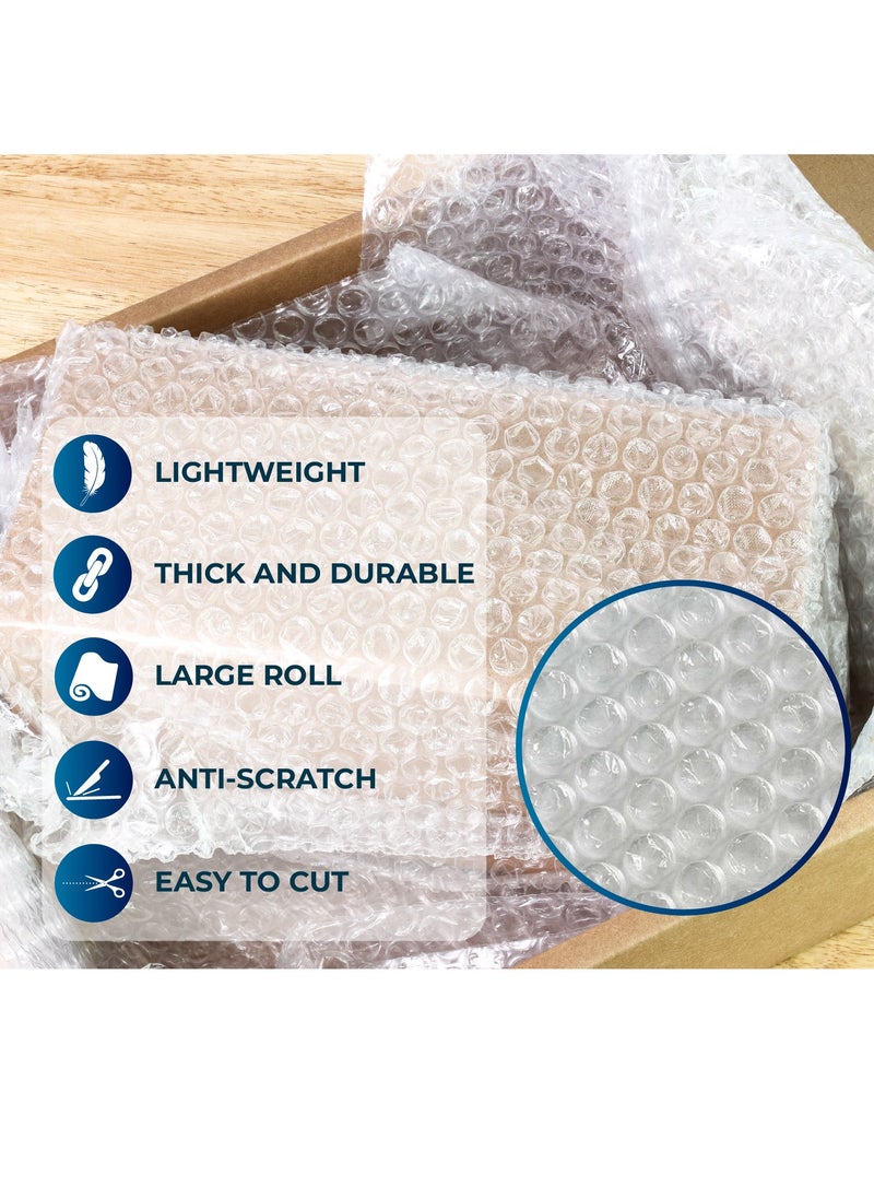 Hi Care - Bubble Wrap Roll 30 cm x 10 m Packing Bubble Roll Air Bubble Cushioning Wrap Roll for Packaging Fragile Items, Shipping, Mailing, Packing and Moving Supplies - Image 1