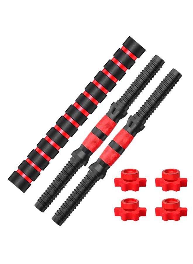 TOTOZAKUL Dumbbell-Handle-Set-20in-Dumbbell-Bars for 1 inch Weight Plate, Adjustable Dumbbell Bar Handles Sold with Connecting Rod and Nut for Training Sport Workout Gym Weightlifting Accessories - Image 1