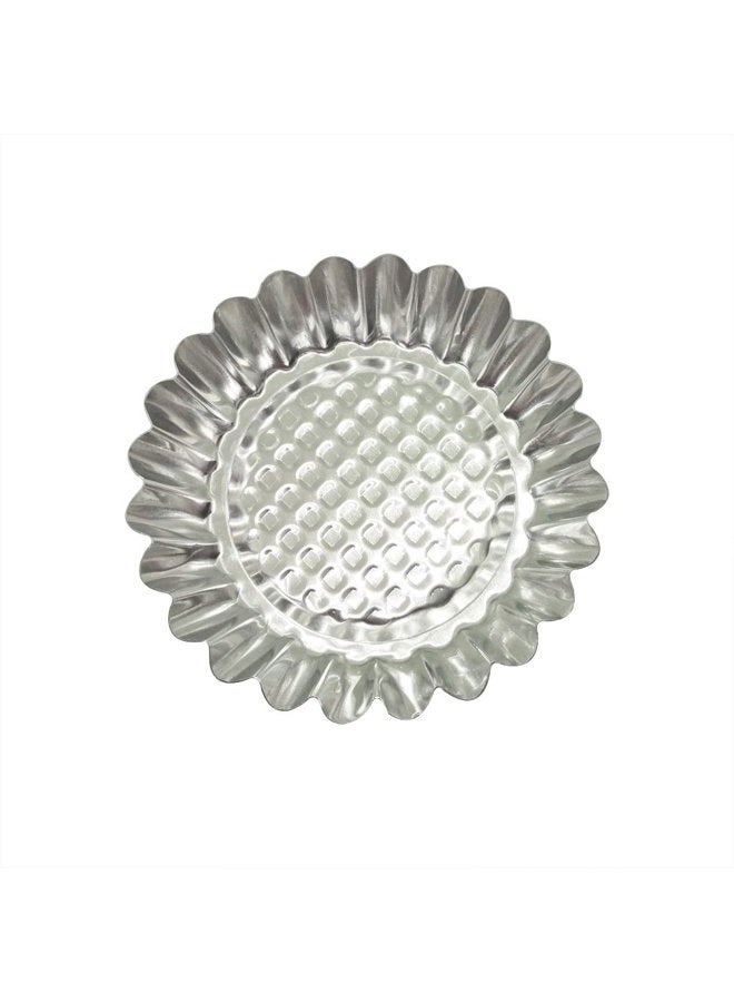 mystar Set of 30, 3-3/4" Fluted Design Round Shape Non-stick Aluminum Tart Mold, Mini Pie Tin, Tartlet Pan - Image 3
