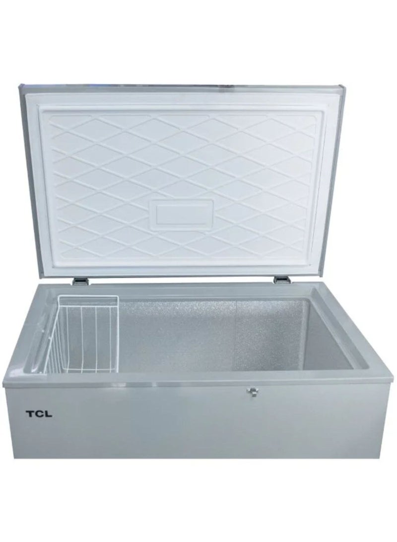 TCL 260 Liters Chest Freezer, Deep Freezing Capacity with Organized Storage, Durable & Reliable, Fast & Efficient Freezing, Convenient defrost drain, Net Capacity 198 Liters - Grey (Model F260CF) 260 L 248 W F260CFG grey - Image 3