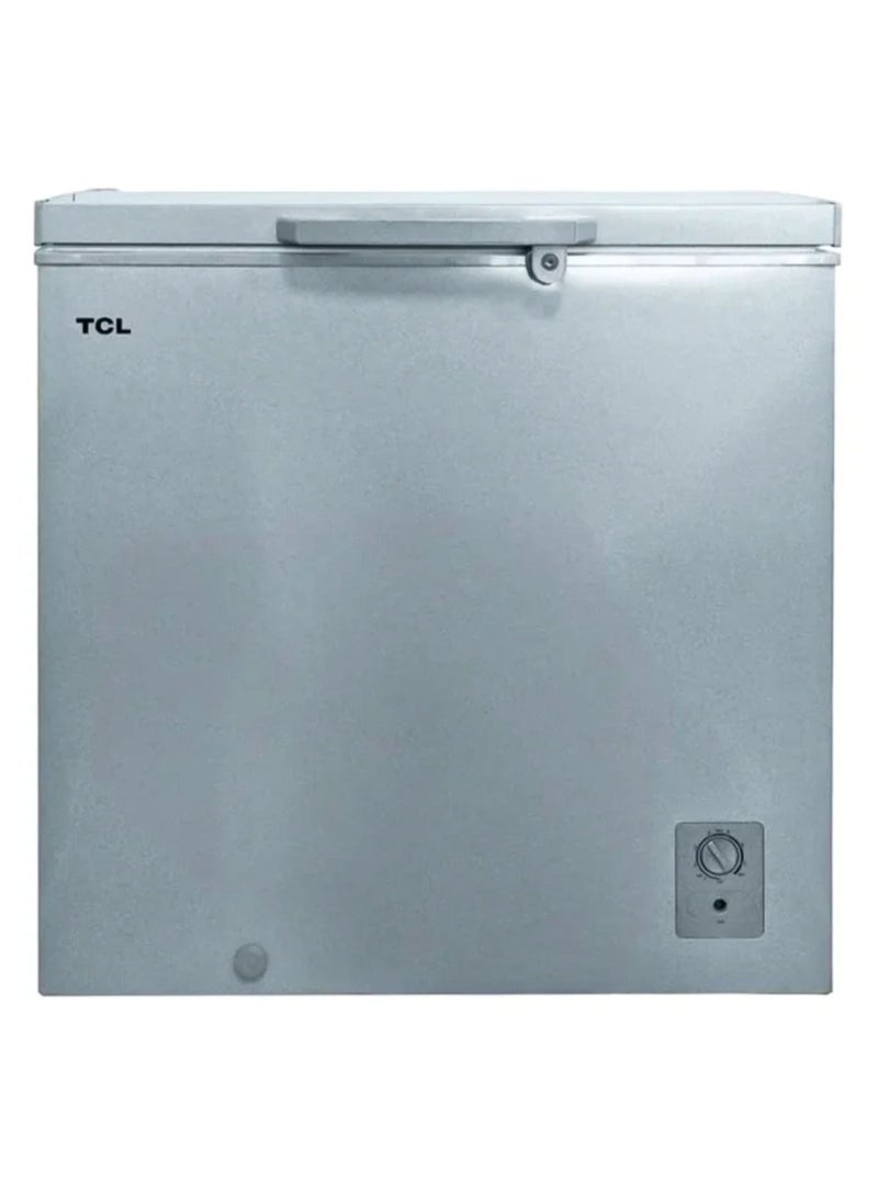 TCL 260 Liters Chest Freezer, Deep Freezing Capacity with Organized Storage, Durable & Reliable, Fast & Efficient Freezing, Convenient defrost drain, Net Capacity 198 Liters - Grey (Model F260CF) 260 L 248 W F260CFG grey - Image 1