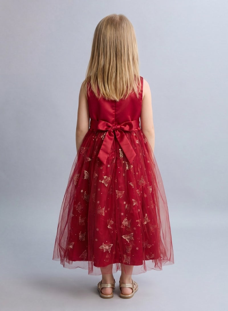babyqlo Butterfly Tulle Dress - Image 2