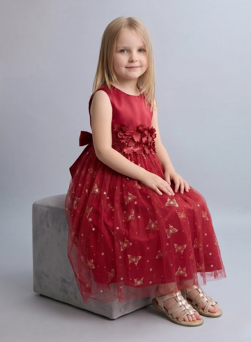 babyqlo Butterfly Tulle Dress - Image 4