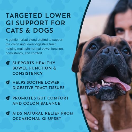 Animal Essentials Colon Rescue Powder - Herbal Digestive Aid for Dogs & Cats, Phytomucil, Healthy Gastrointestinal Tract, Certified Organic Herbs, No Preservatives, Glycerin-Based Formula - 1 Oz - Image 5