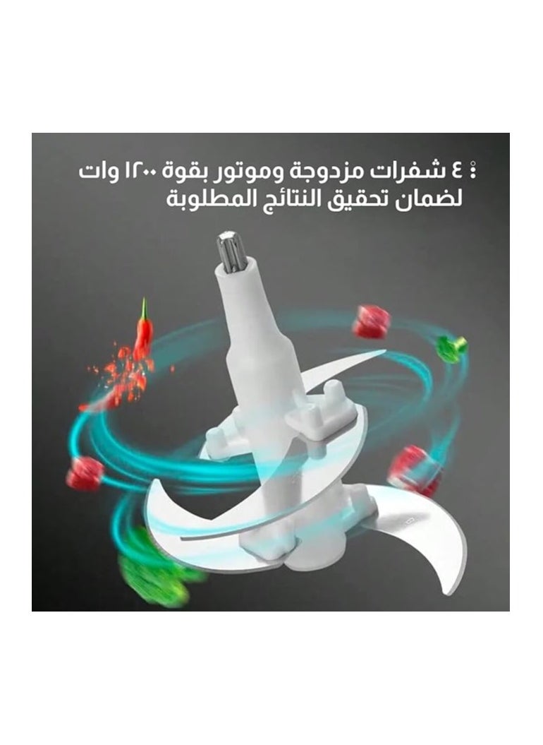 ماركة غير محددة - مطحنة اللحوم من سيتي، قطاعة اللحوم، قطاعة اللحوم، قطاعة اللحوم، مفرمة اللحوم القوية، خلاط قوي مع سكاكين، سعة كبيرة من الفولاذ المقاوم للصدأ، HMA (1014، 3 لتر) - Image 1