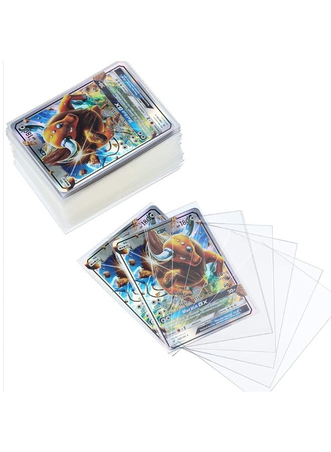 Chuangdi 200 قطعة أكمام بطاقات، أكمام بطاقات ألعاب الطاولة بالحجم القياسي، واقيات أكمام بطاقات التداول متوافقة مع The Gathering MTG، 2.6 × 3.6 بوصة - Image 4