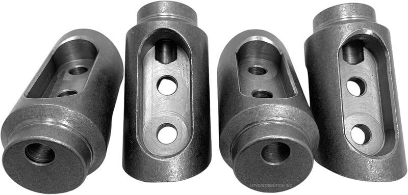 UTVDistribution Bungs Roll Cage Connectors Adapters 1 3/4" .095 &.120 wall - Fits Honda Talon (4) - Image 1