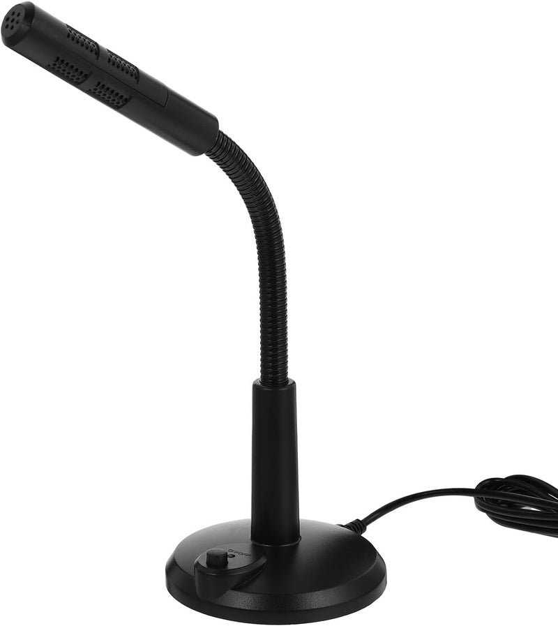 Angoily USB Laptop Microphone Computer Microphone with Holder Wired Meeting Mic for Online Conference and Gaming for Streaming and Chatting - Image 1