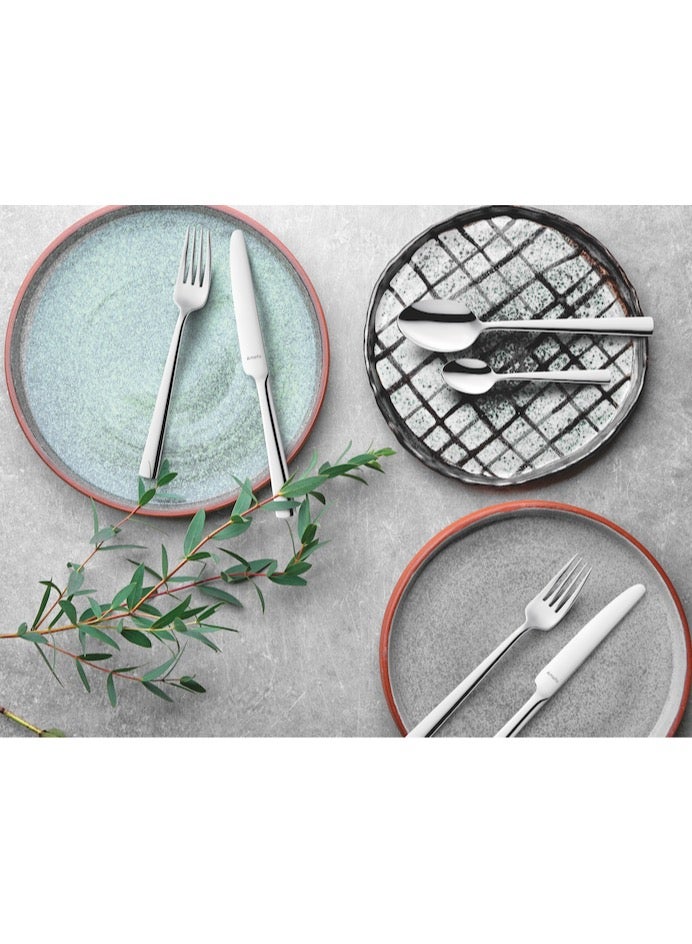 أميفا طقم فضيات مودرنو 1923 78 قطعة مع صندوق خشبي - Image 4