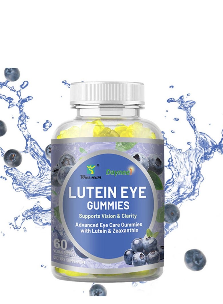 Daynee Lutein Eye Health Support Dietary Supplement,Relieves Discomfort Dry Eyes,  Astringent Eye Fatigue, Blurred Vision, - 60 gummies  - Image 1