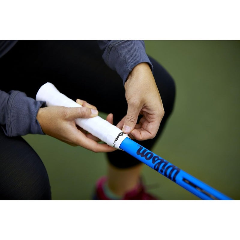 Tennis Racket Overgrip Non-Slip Absorbent Grip Tape For Tennis, Badminton, Squash 25mm x 10m Black White Blue Red Yellow Colors Pack of 3 PCS - Image 2