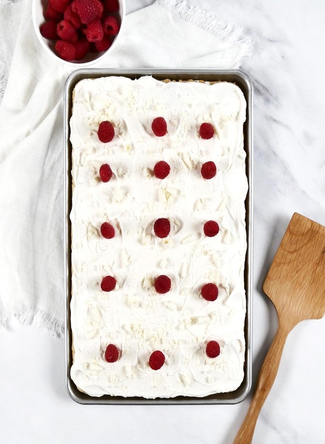 USA Pan Bakeware Traditional Aluminized Steel Uncoated Jelly Roll Baking Sheet Pan, Made without nonstick coating - Image 4
