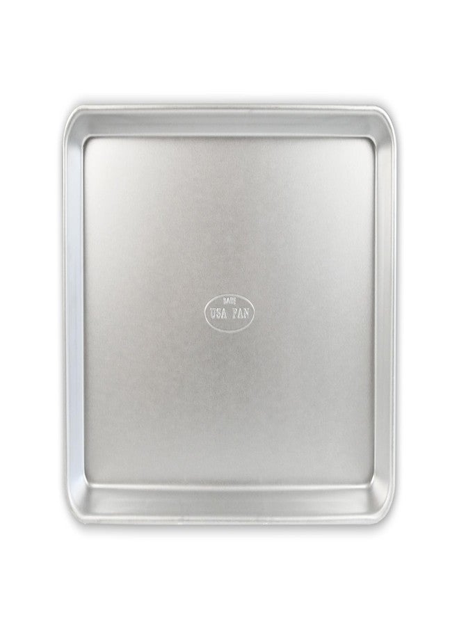 USA Pan Bakeware Traditional Aluminized Steel Uncoated Jelly Roll Baking Sheet Pan, Made without nonstick coating - Image 1