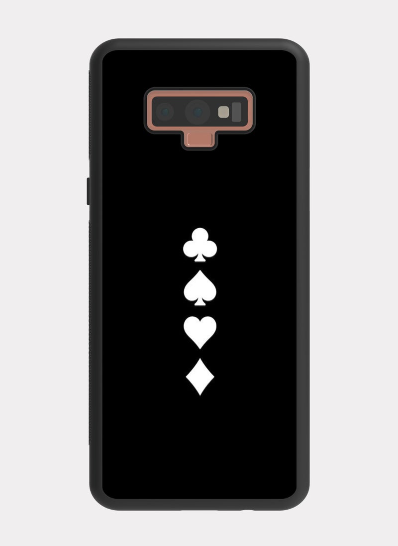 PXLAAT Samsung Galaxy Note 9 case cover Playing Cards Signs - Image 1
