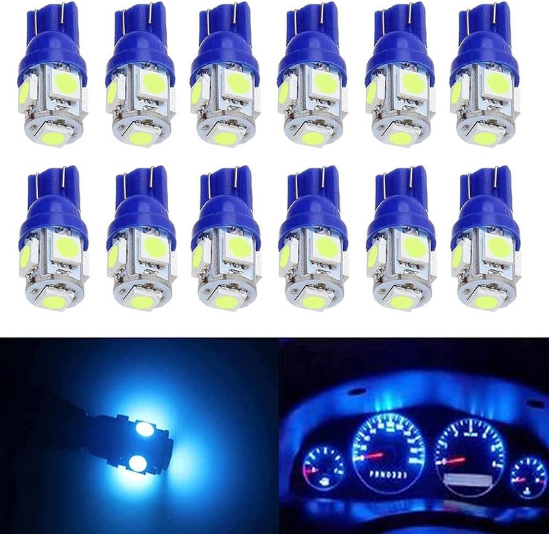 BlyilyB 12-Pack Ice Blue LED Replacement Bulbs - Image 1
