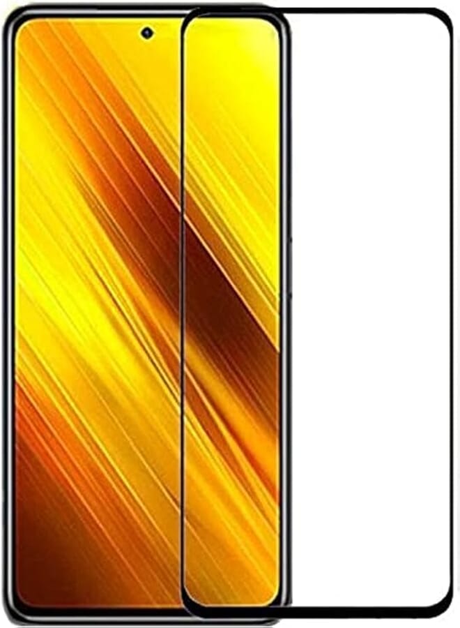 Xiaomi Poco X3 5D Full screen protector with Black Frame
