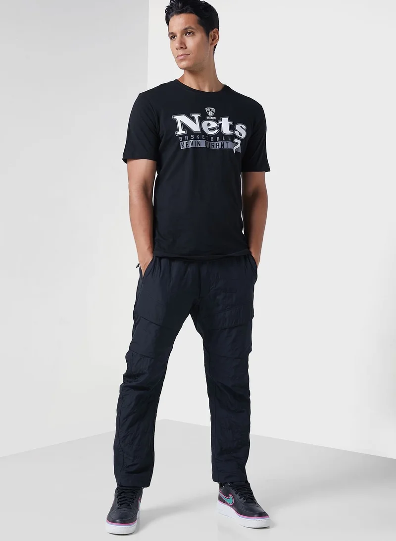 Nba  NBA Durant Kevin Brooklyn Nets Glow Up T-Shirt for Men | Best Price UAE