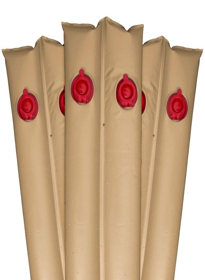 Robelle 8 ft. 6-Pack Heavy Duty Tan Double Chamber Pool Cover Weights, .33 MM Thick Vinyl, Pool Water Bags, Water Tubes - Image 2