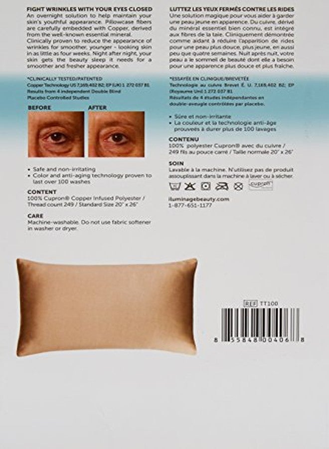 iluminage Skin Rejuvenating Pillowcase with Anti-Aging Copper Ions, Patented Copper Technology for Fine Line Reduction - Image 4