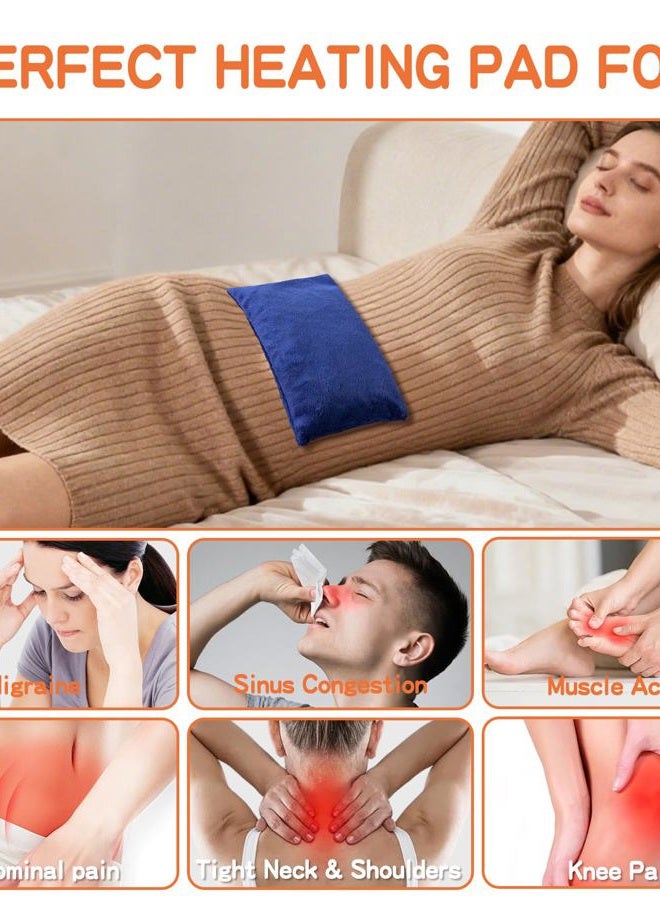 coldpa Heating Pad Microwavable, Pain Relief Heating Pack, Natural Hot Therapy for Muscle Pain, Joints, Cranps, Neck and Shoulders, Fill up The Heat Storage Clay Sphere - Image 3