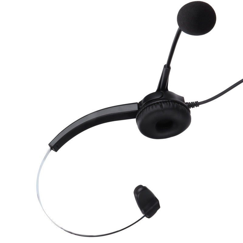 Corded Telephone Headset: Binaural RJ9 Jack Headset - HD Digital Voice Communication, Superior Noise Reduction, 330-Degree Adjustable Stainless Steel Arm for Business Office Call Center Professionals - Image 2