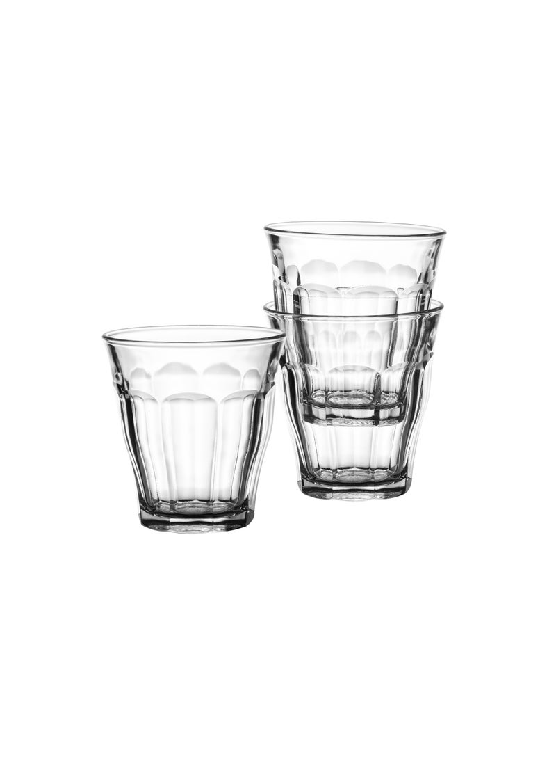 DURALEX Set of 6 French-made glass cups from DURALEX 130 ml capacity, for multiple uses - Image 5